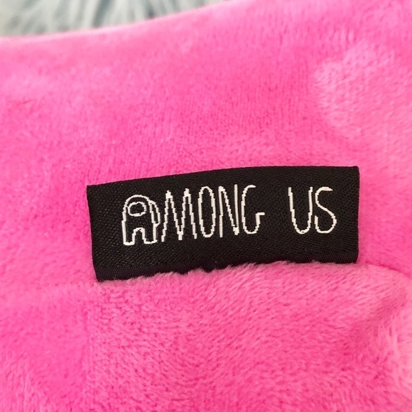 Among Us, Official, 12 Inch, Stuffed, Plush, Pink, With, Flower, New With Tags - Picture 7 of 12